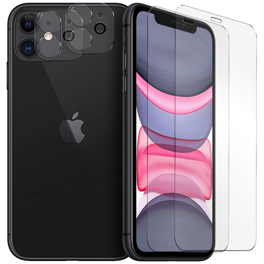 4in1 Glas Set für Apple iPhone 11