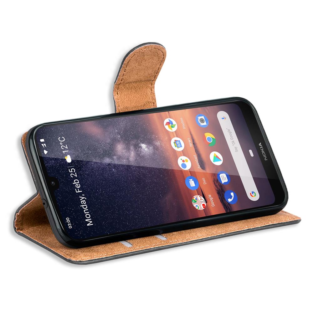 Basic Wallet für Nokia 3.2 in Schwarz