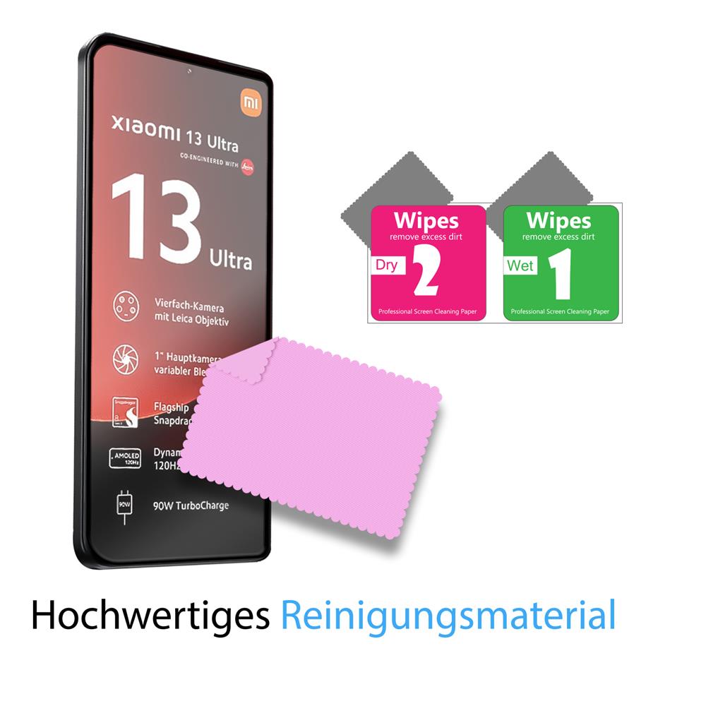 4in1 Glas Set für Xiaomi 13 Ultra