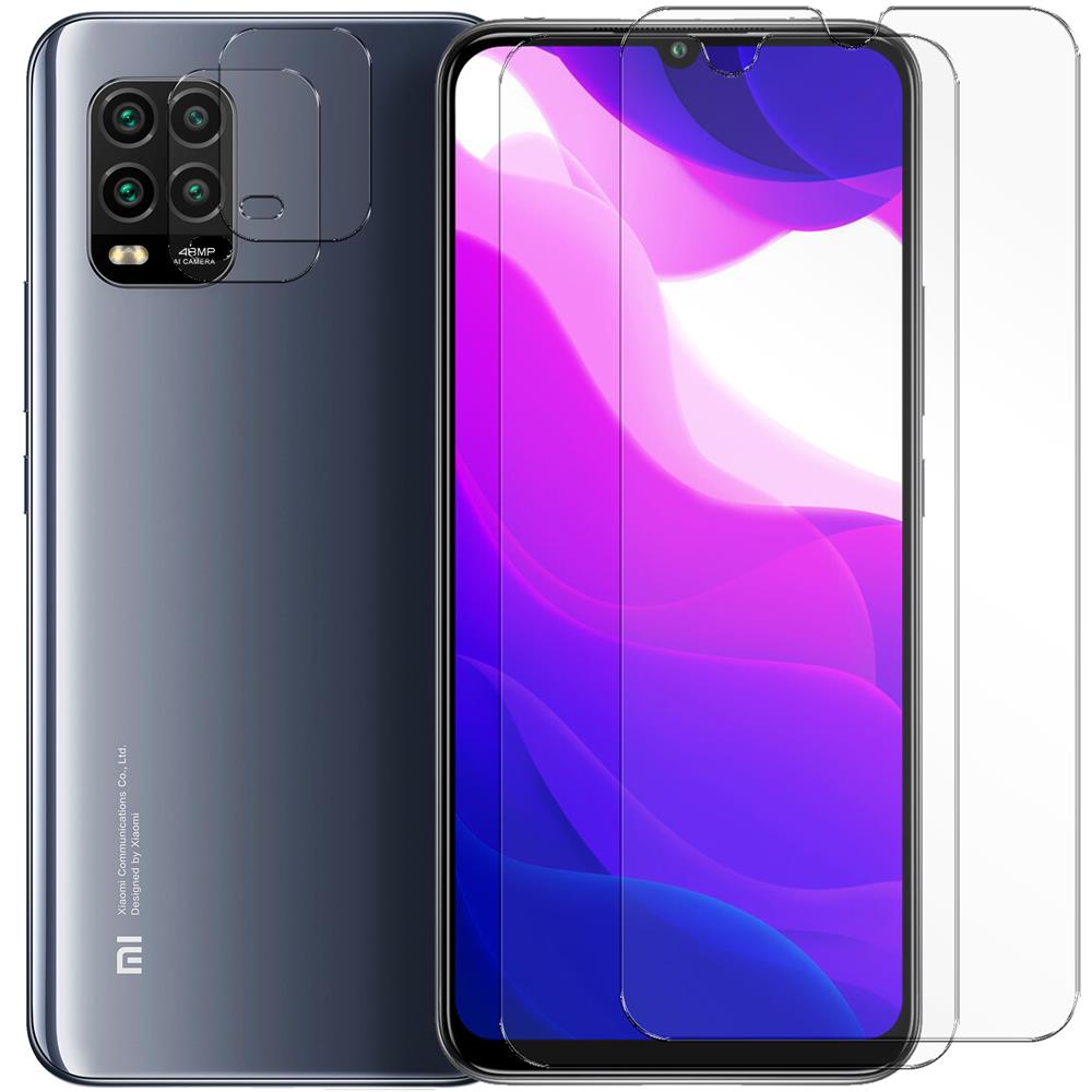 4in1 Glas Set für Xiaomi Mi 10 Lite