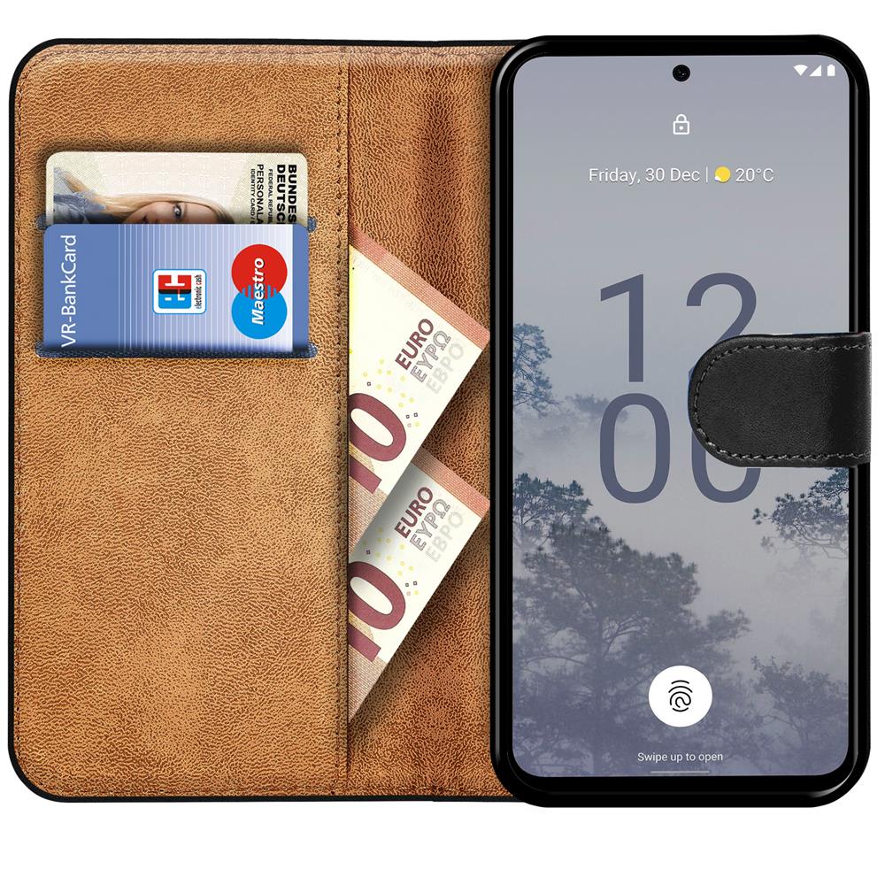 Basic Wallet für Nokia X30 5G in Schwarz