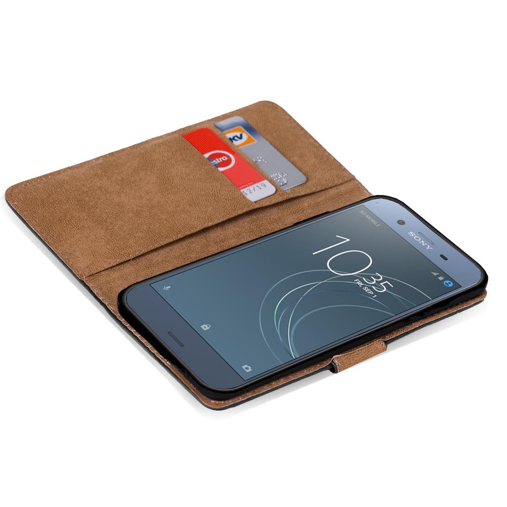 Basic Wallet für Sony Xperia XZ1 Compact in Schwarz