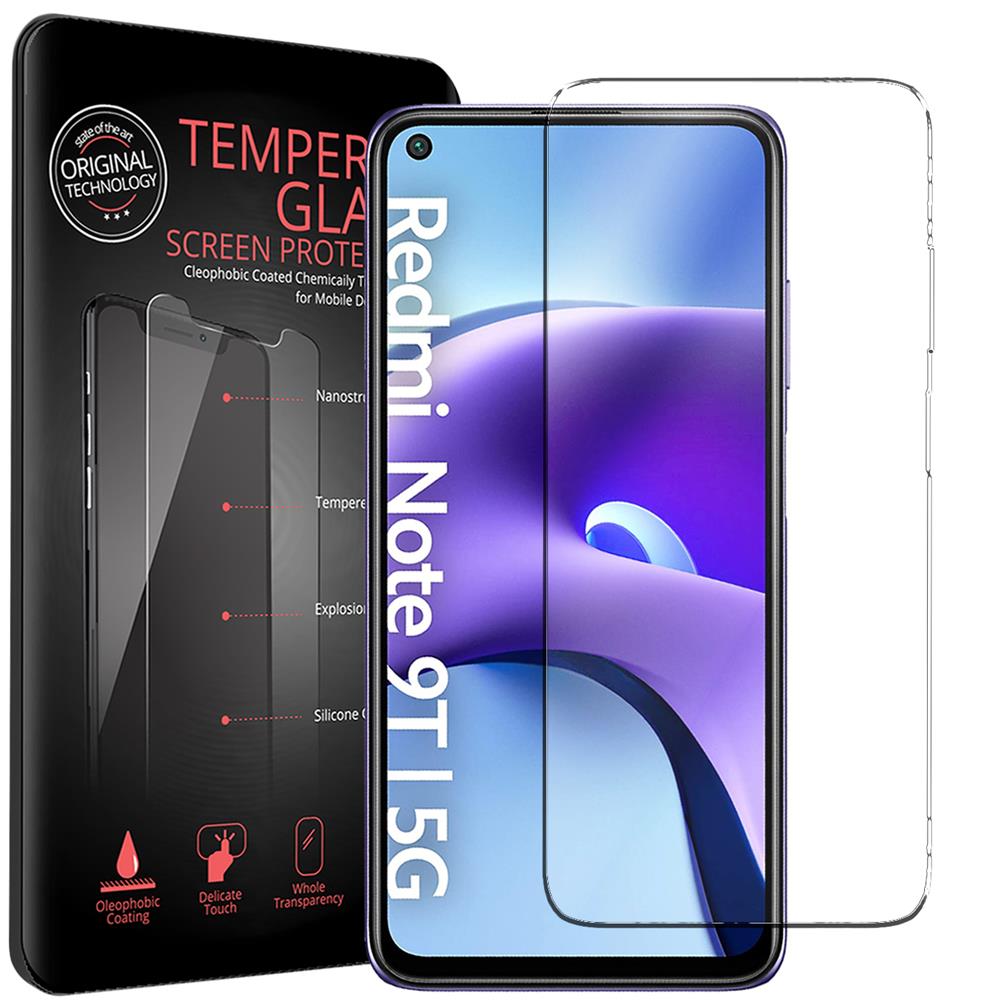 Glas 2in1 für Xiaomi Redmi Note 9T