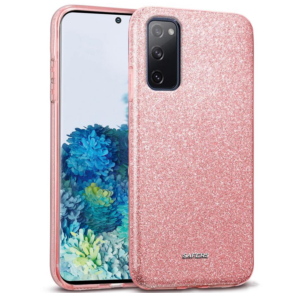 Shiny TPU für Samsung Galaxy S20 FE in Rosegold