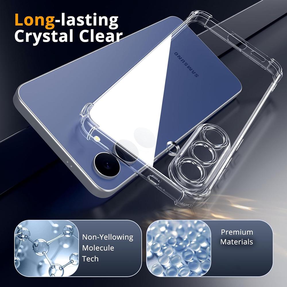 Rugged TPU für Samsung Galaxy S25 FE in Transparent