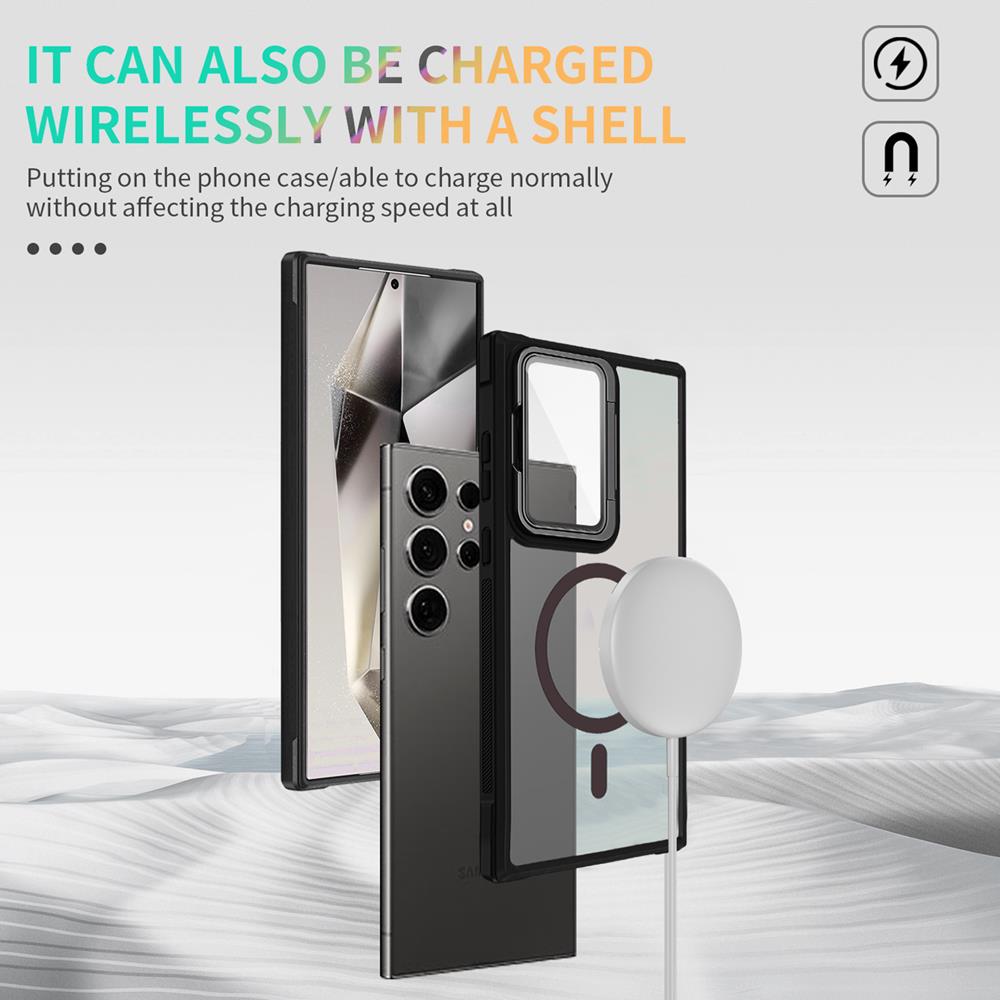 Colour Magsafe für Samsung Galaxy S24 Ultra in Schwarz