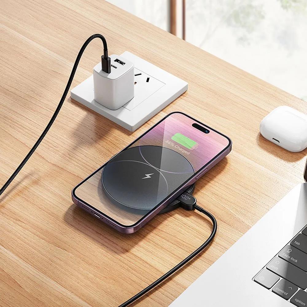 Hoco Wireless Charger - CW62 - USB-C mit Display