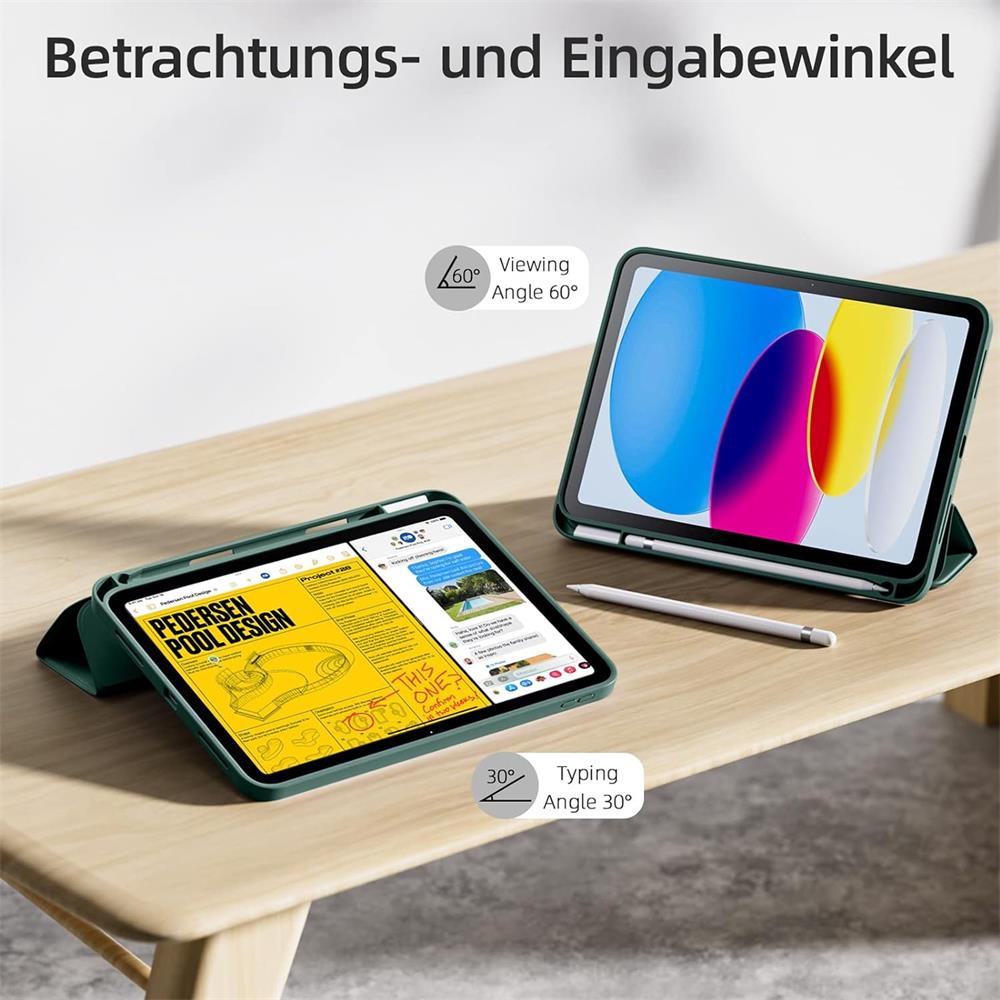 Smart Cover für Apple iPad Pro 13 2024 in Grün
