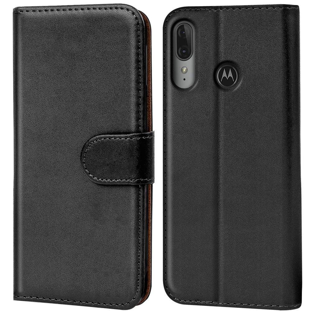 Basic Wallet für Motorola Moto E6 Plus in Schwarz