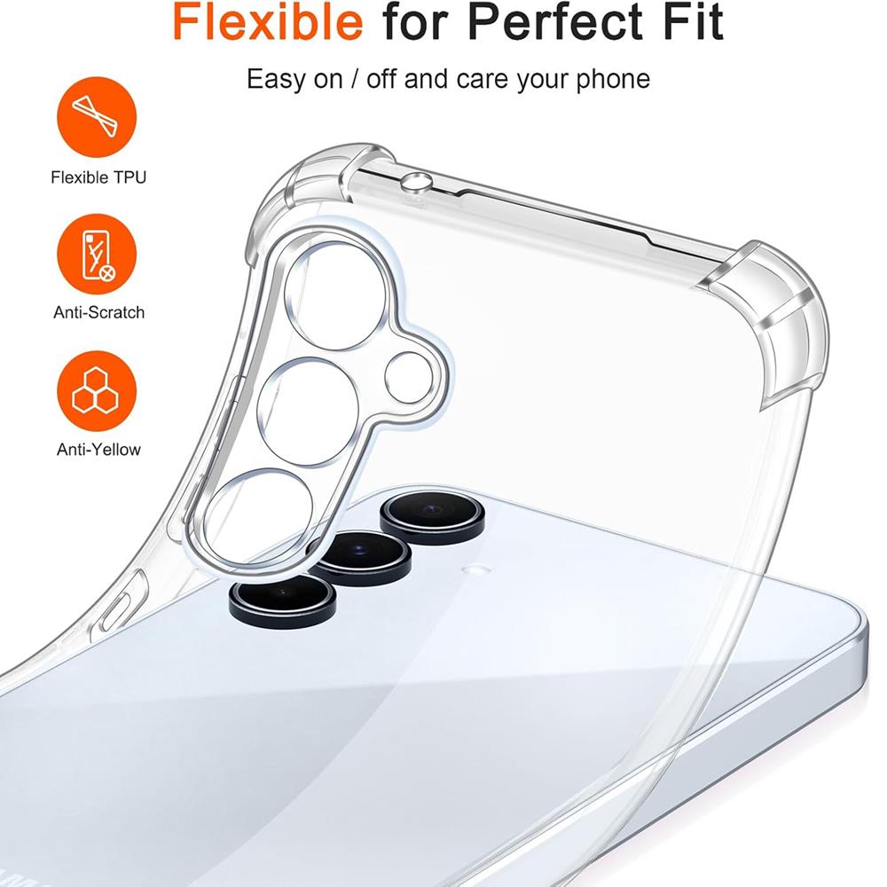 Rugged TPU für Samsung Galaxy A35 5G in Transparent