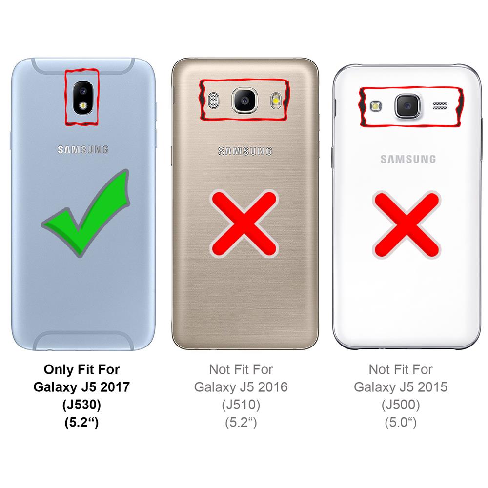 Electroplated Flip für Samsung Galaxy J5 2017 in Blau