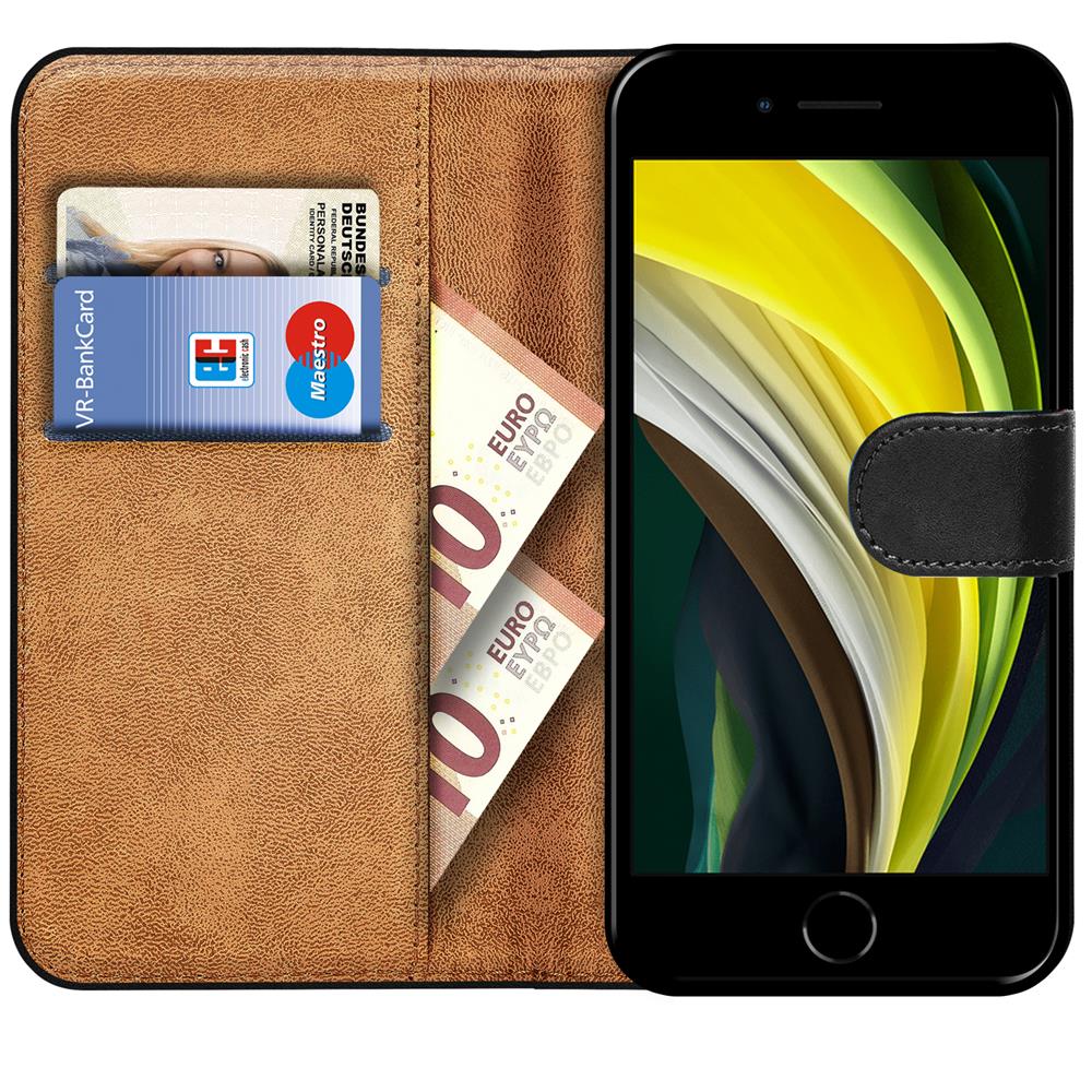 Basic Wallet für Apple iPhone 7 / 8 / SE 2 in Schwarz