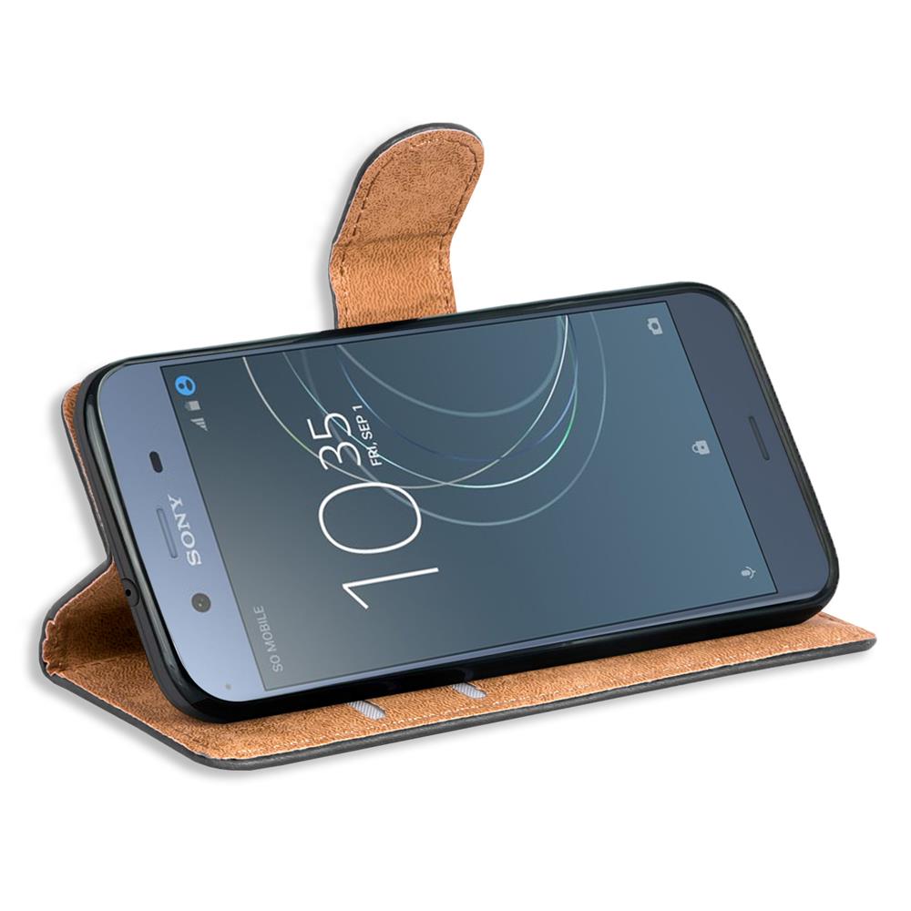 Basic Wallet für Sony Xperia XZ1 Compact in Schwarz