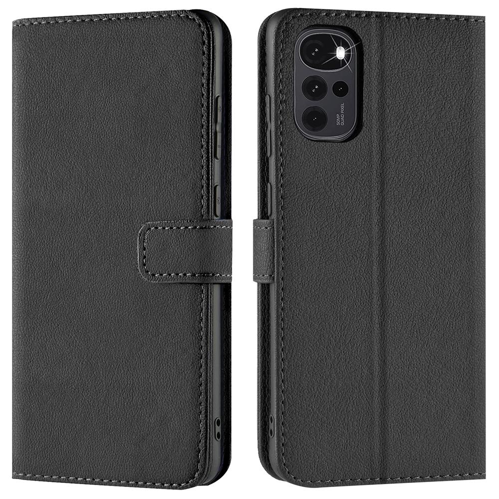 Basic Wallet für Motorola Moto G22 in Schwarz