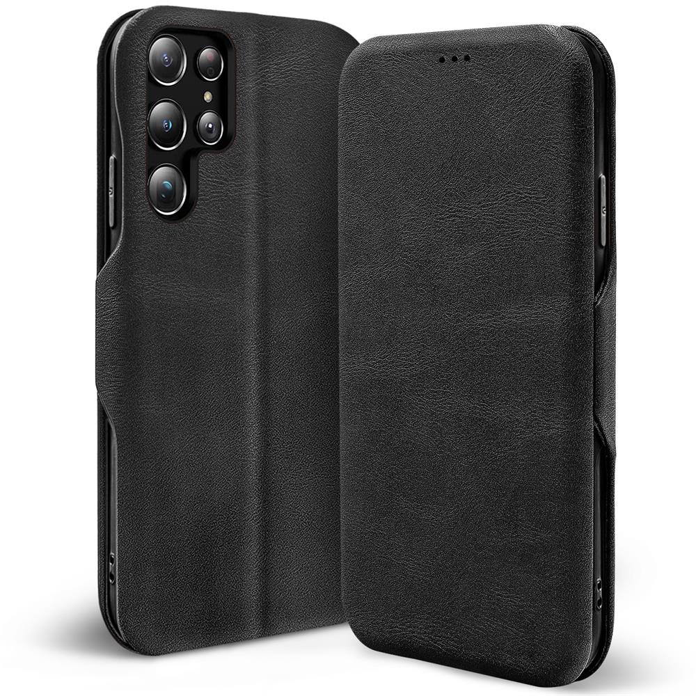 Shell Flip für Samsung Galaxy S24 Ultra in Schwarz