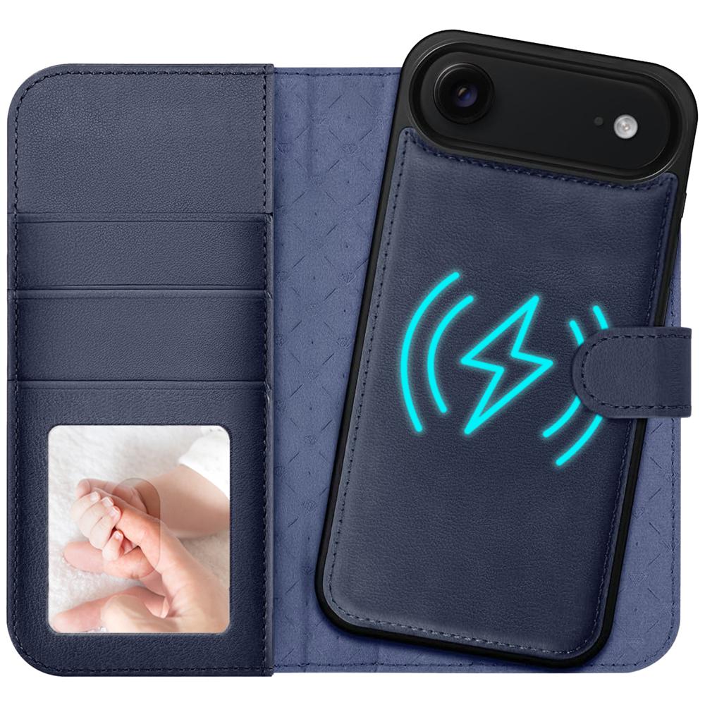 Magnetic Wallet für Apple iPhone Air in Blau