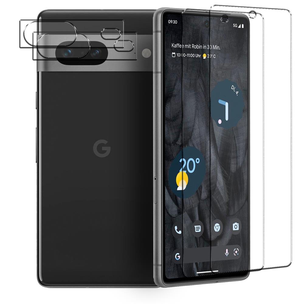 4in1 Glas Set für Google Pixel 7