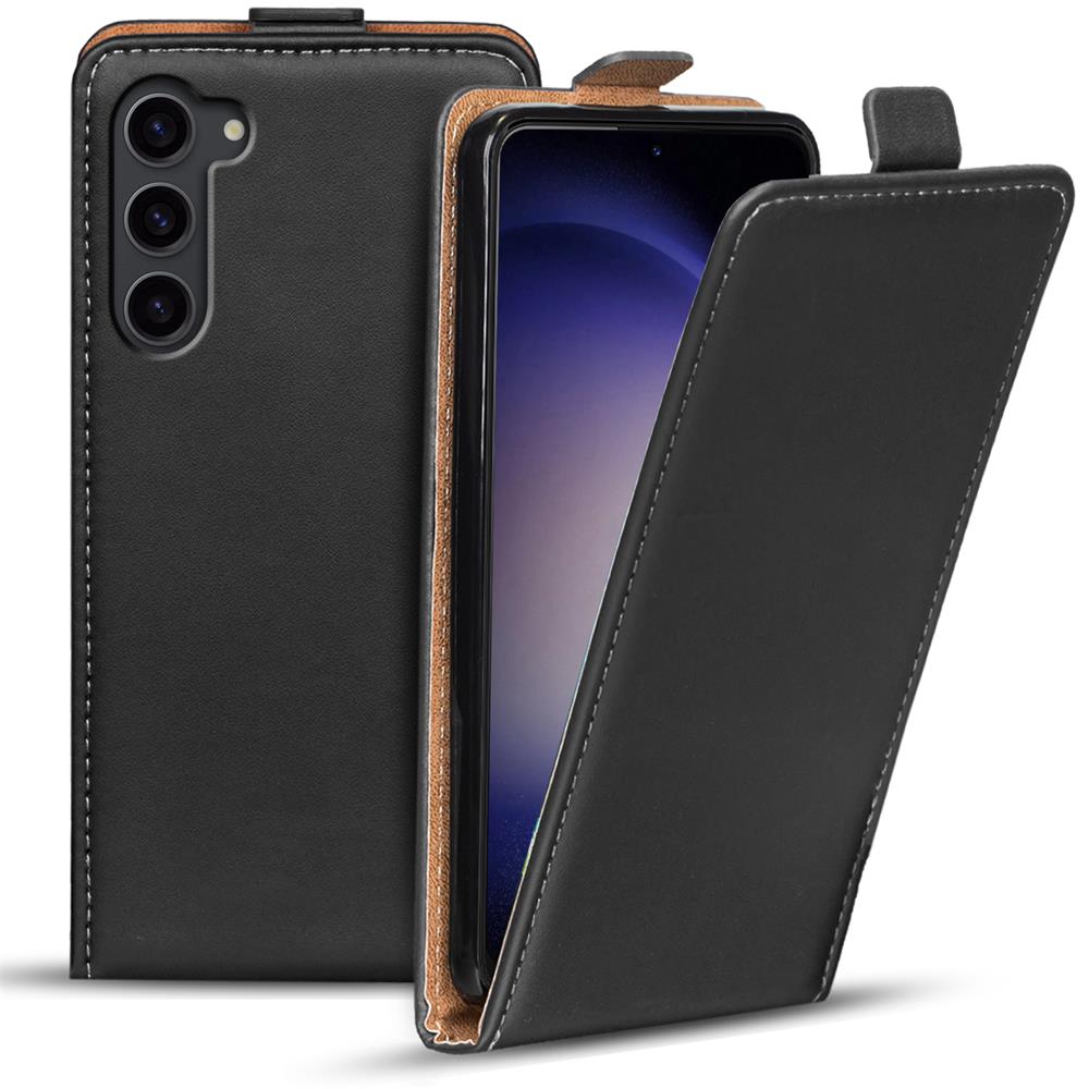 Basic Flip für Samsung Galaxy S23 Plus in Schwarz