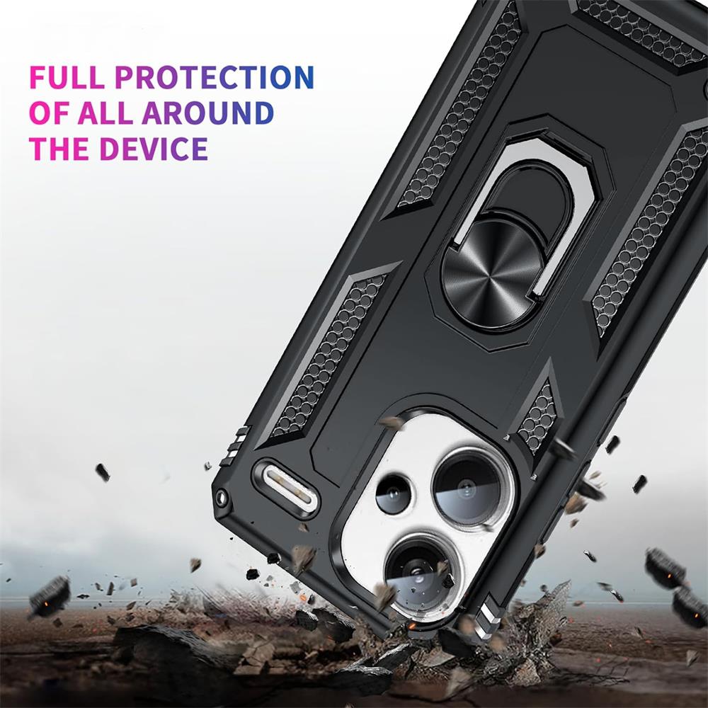 Army Case für Xiaomi Redmi Note 13 Pro Plus 5G in Schwarz