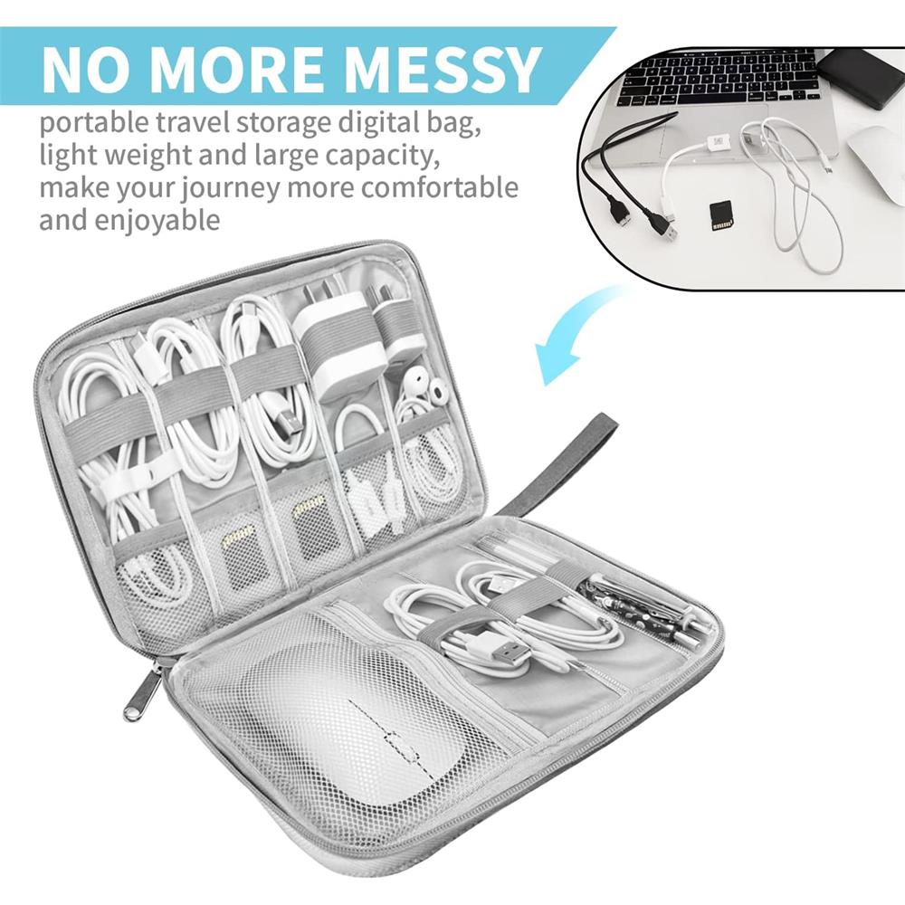Reiseorganizer - Digital Bag in Grau