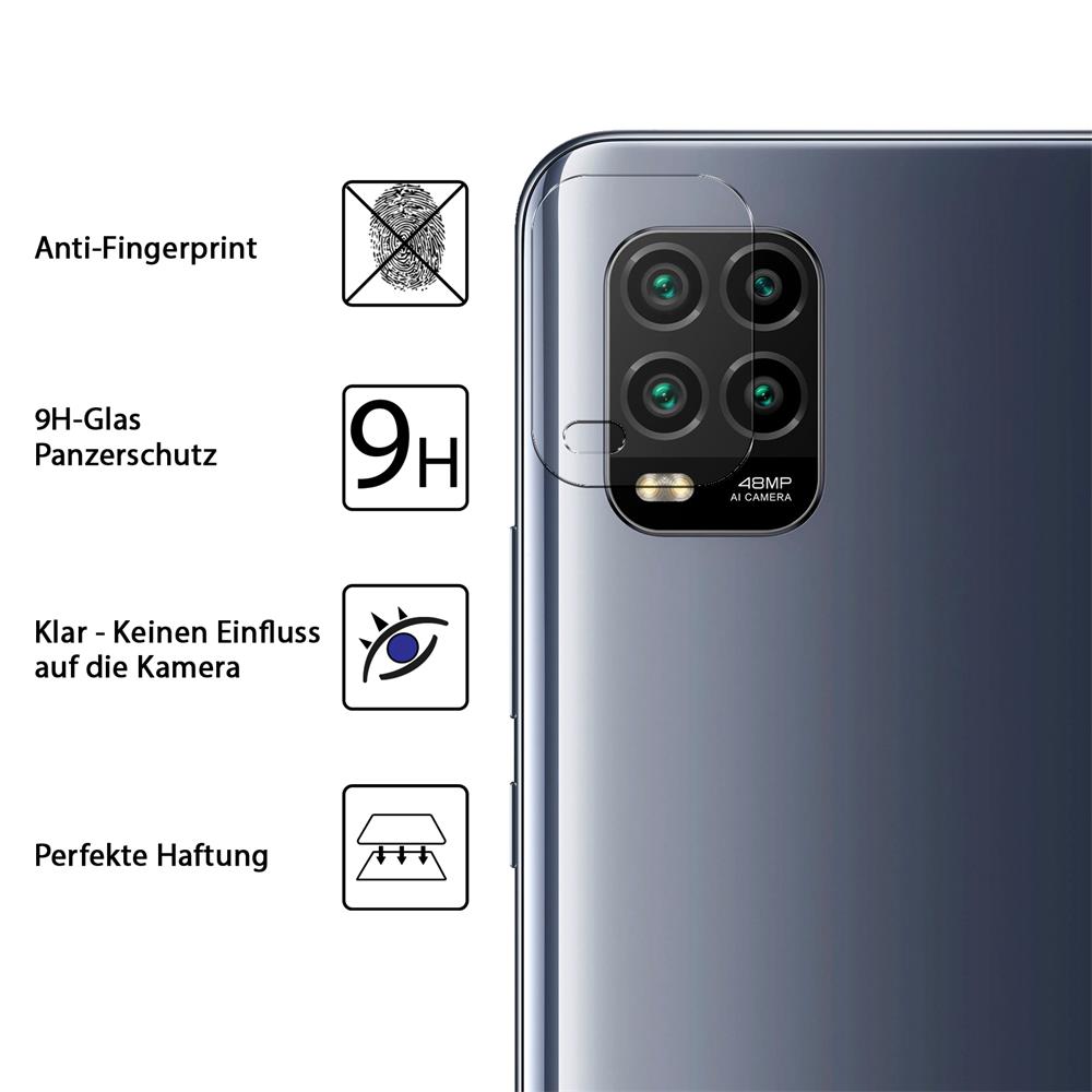 4in1 Glas Set für Xiaomi Mi 10 Lite