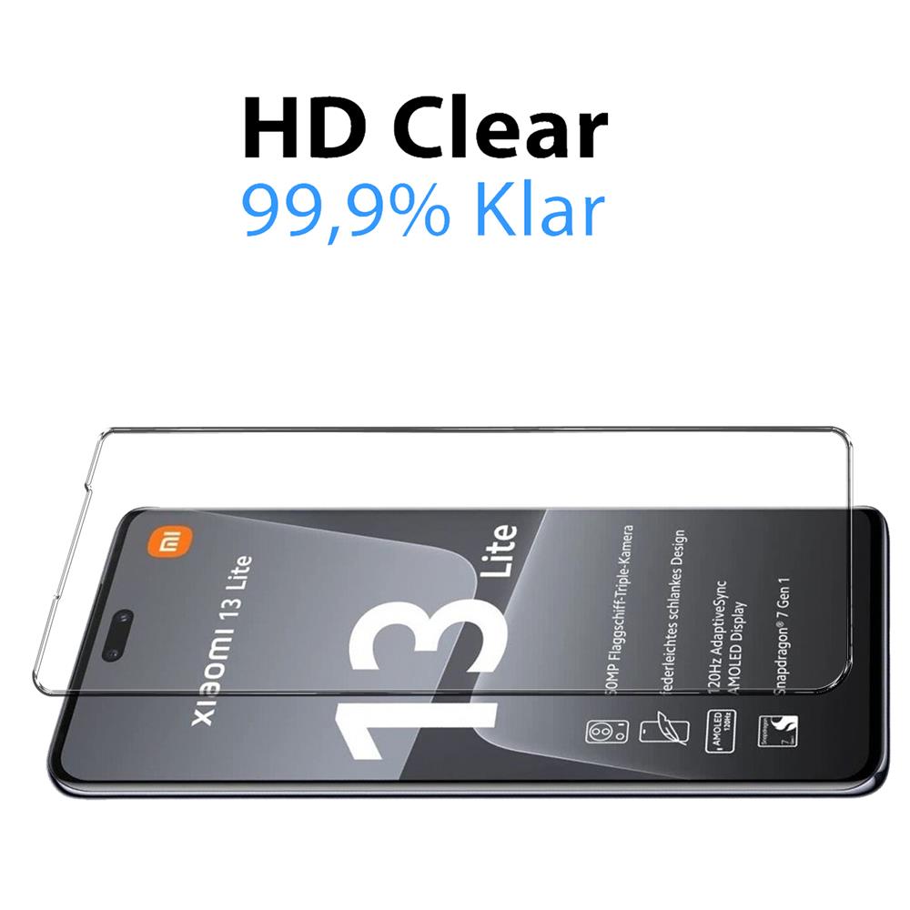 4in1 Glas Set für Xiaomi 13 Lite
