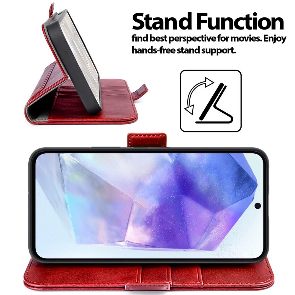 Nathy Wallet für Samsung Galaxy A36 5G in Rot Nathy Wallet für Samsung Galaxy A56 5G in Rot
