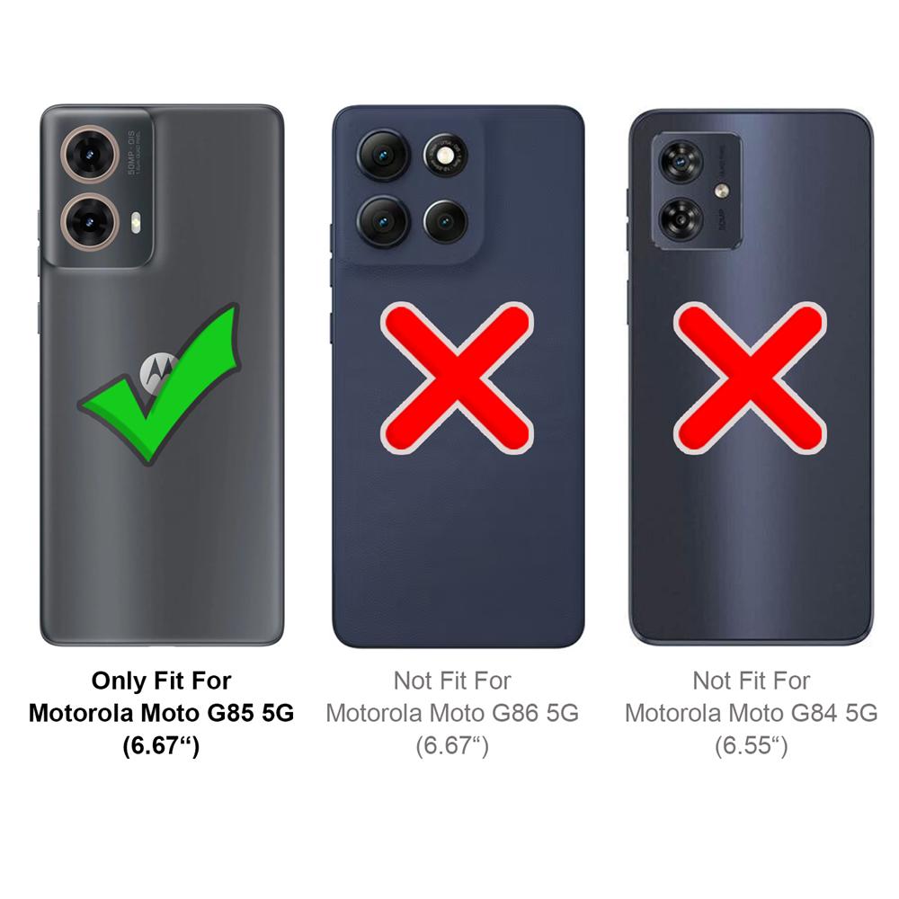 Basic Wallet für Motorola Moto G85 5G in Schwarz