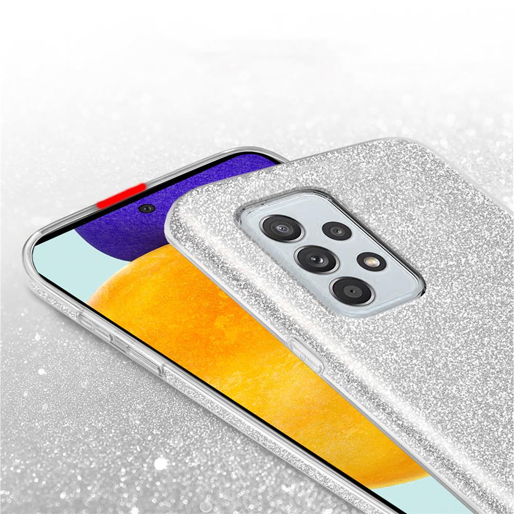 Shiny TPU für Samsung Galaxy A53 5G in Silber