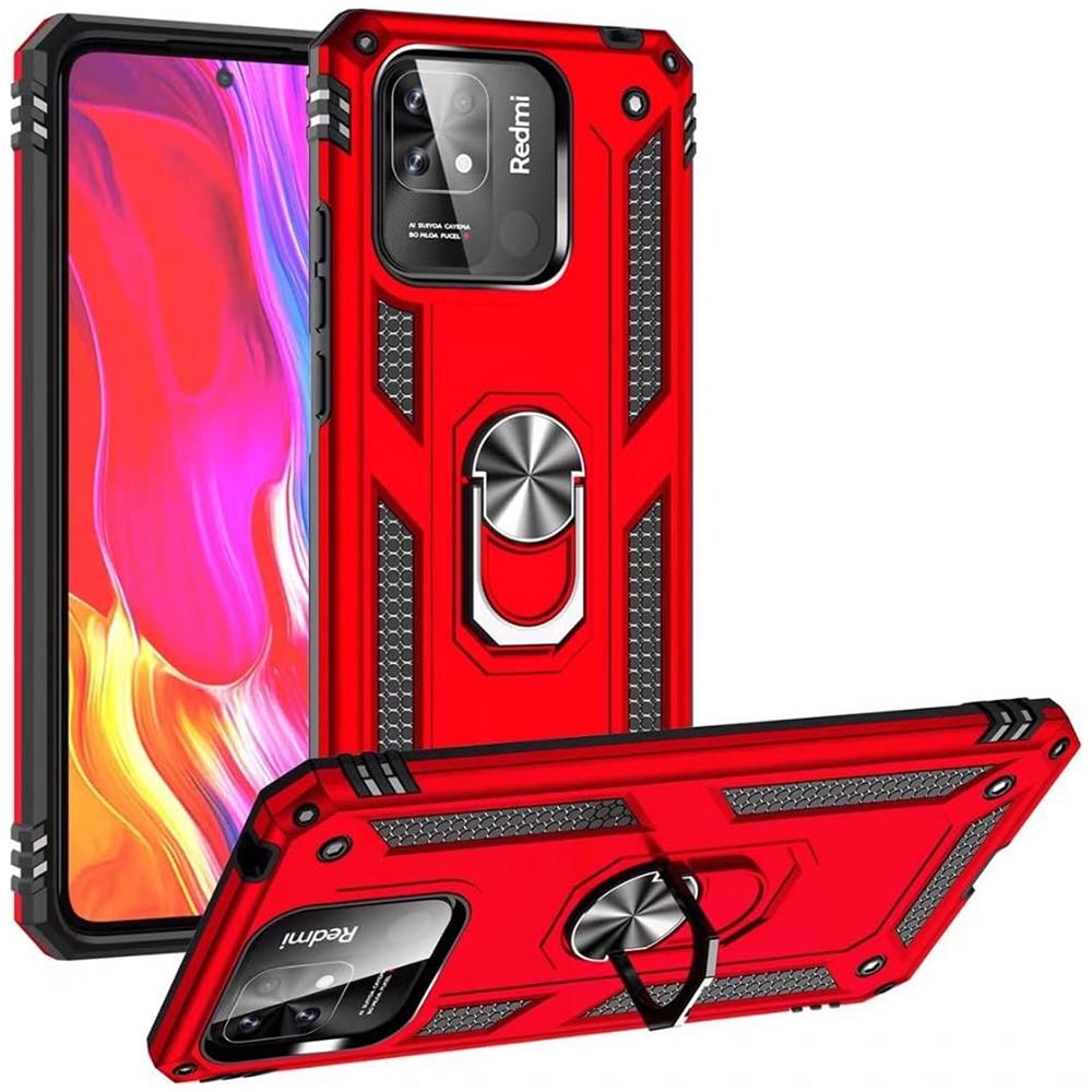 Army Case für Xiaomi Redmi 10C in Rot