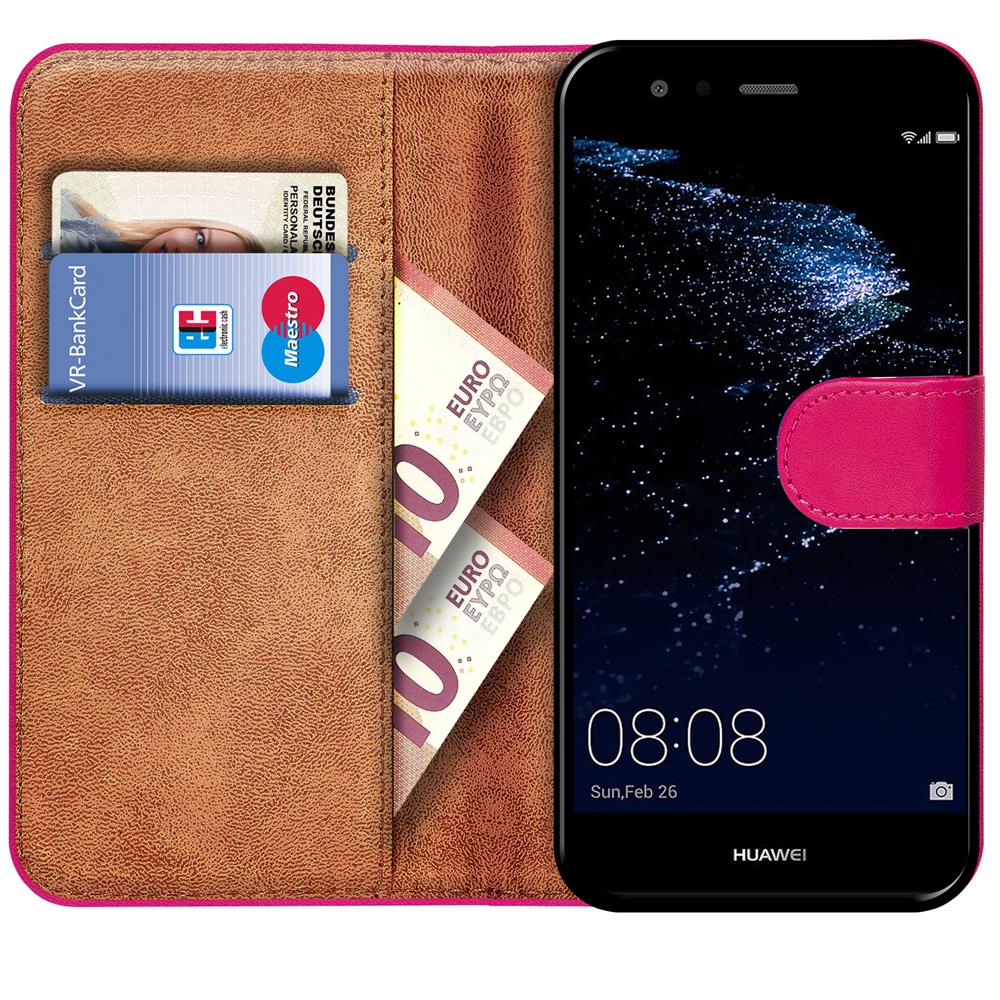 Basic Wallet für Huawei P10 Lite in Pink