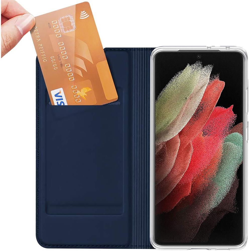 Electroplated Flip für Samsung Galaxy S23 Ultra in Blau