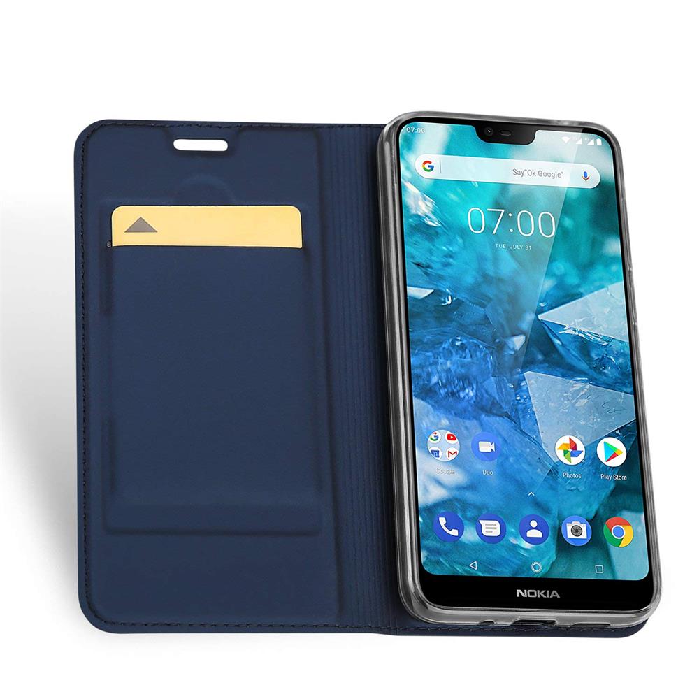 Electroplated Flip für Nokia 8.1 in Blau