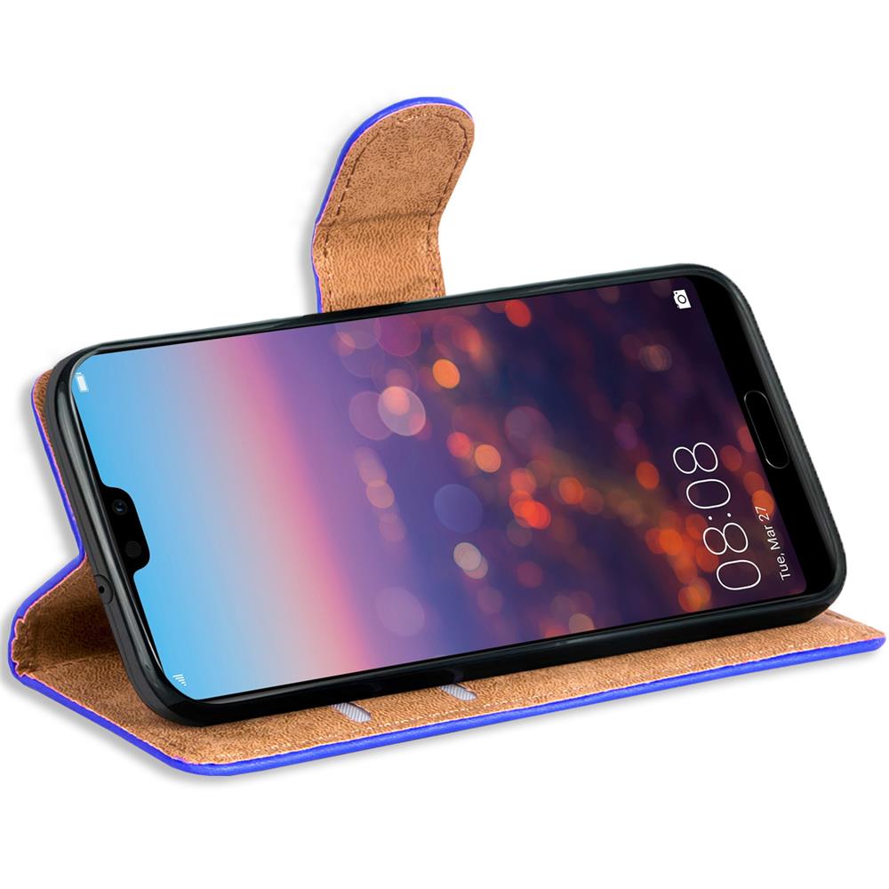 Basic Wallet für Huawei P20 Lite in Blau
