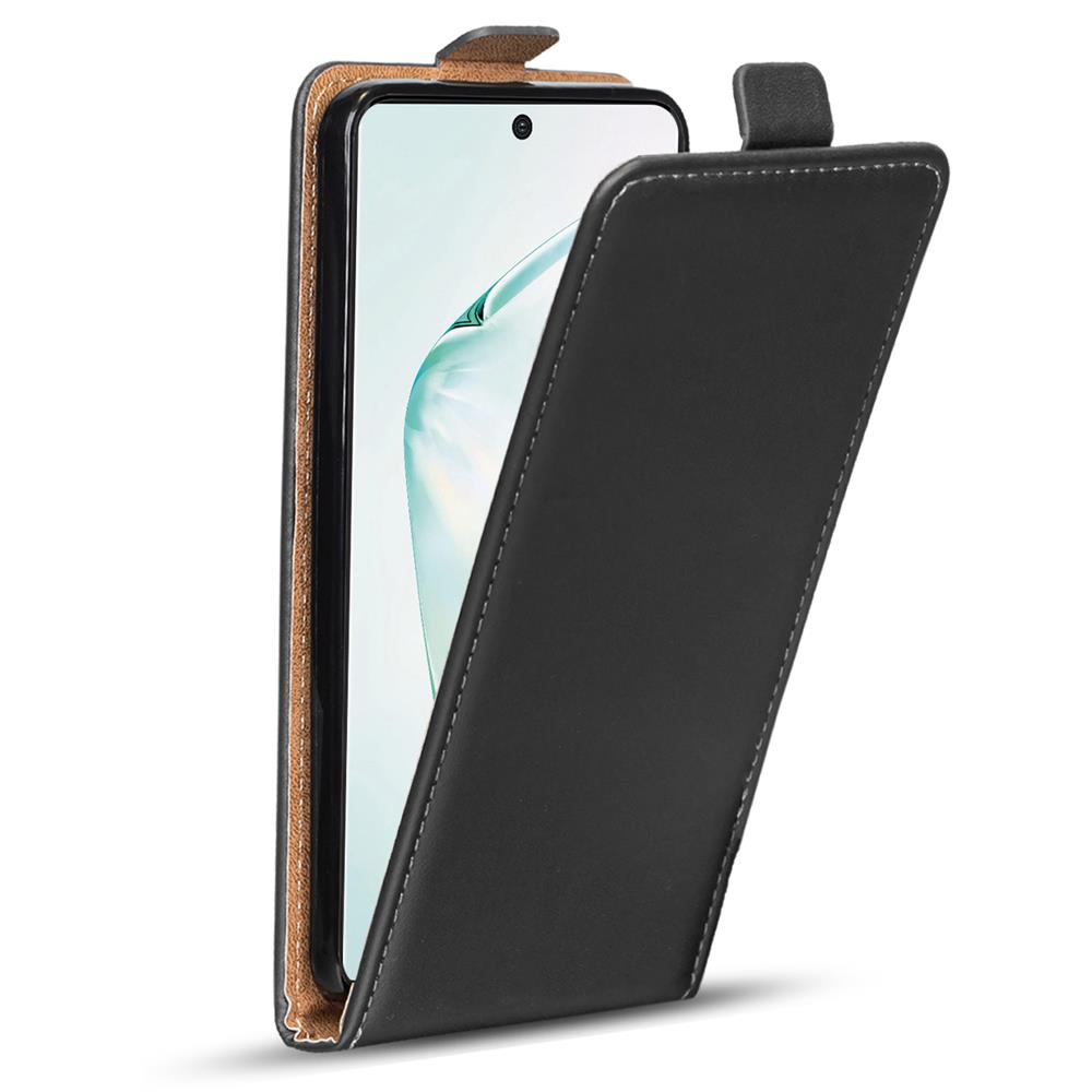 Basic Flip für Samsung Galaxy Note 10 Plus in Schwarz