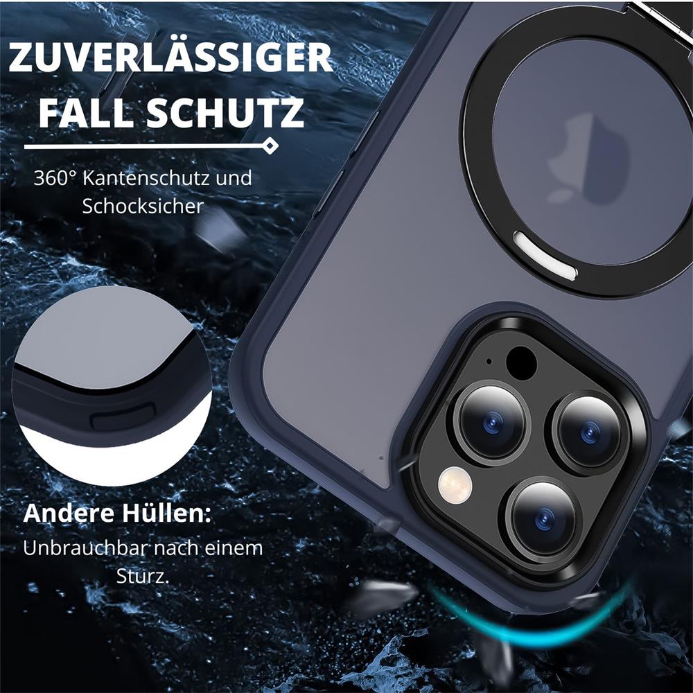 Skin MagSafe für Apple iPhone 15 Pro Max in Dunkelblau