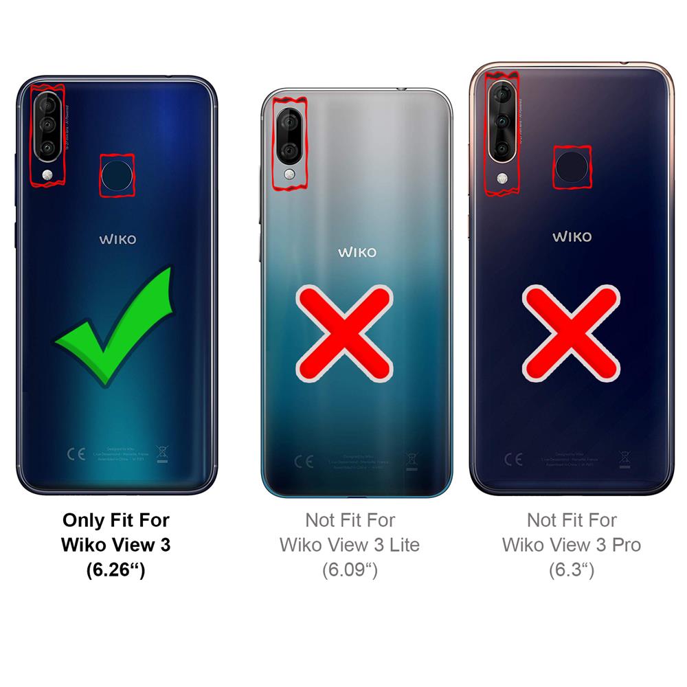 Glas 2in1 für Wiko View 3 Lite