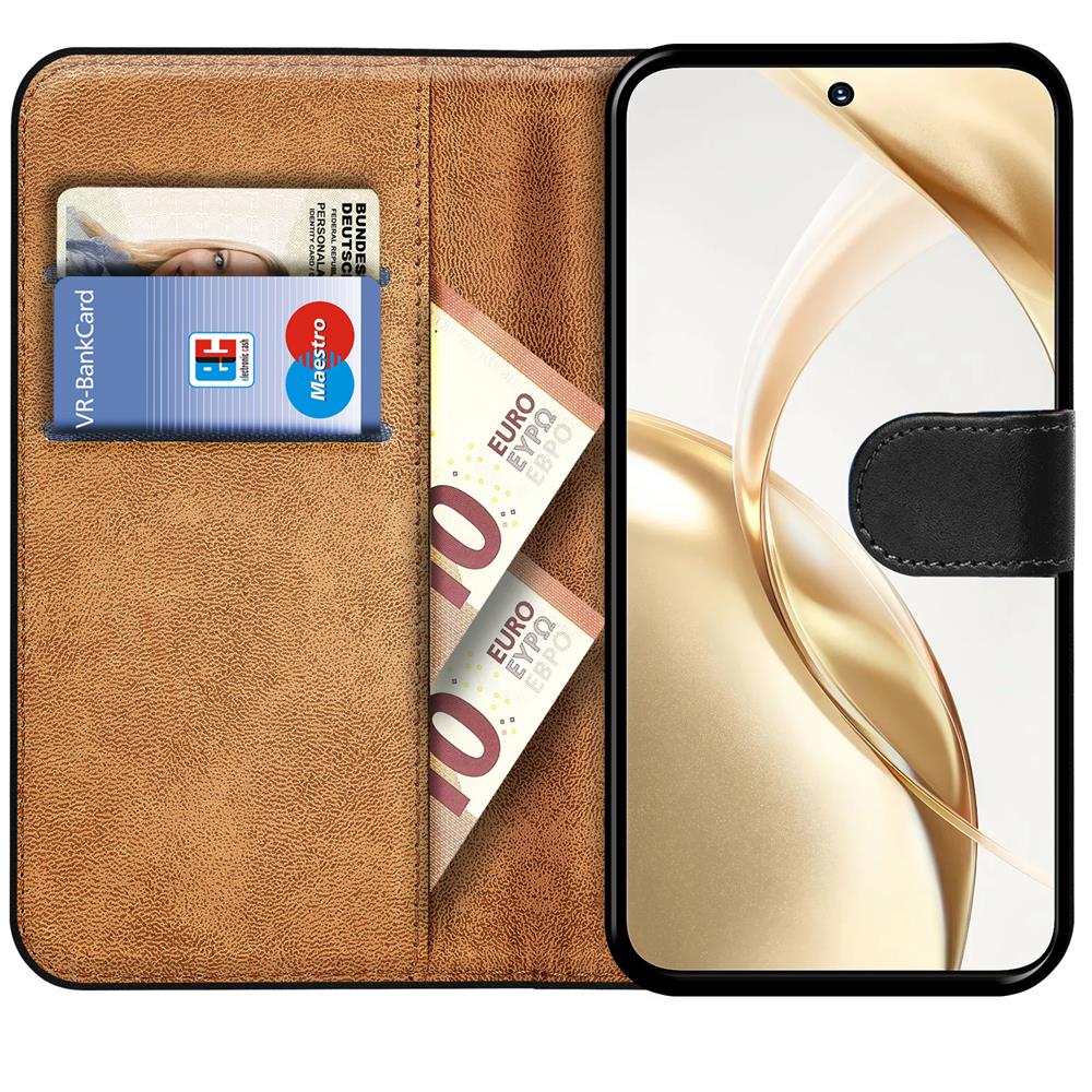 Basic Wallet für Honor 200 in Schwarz