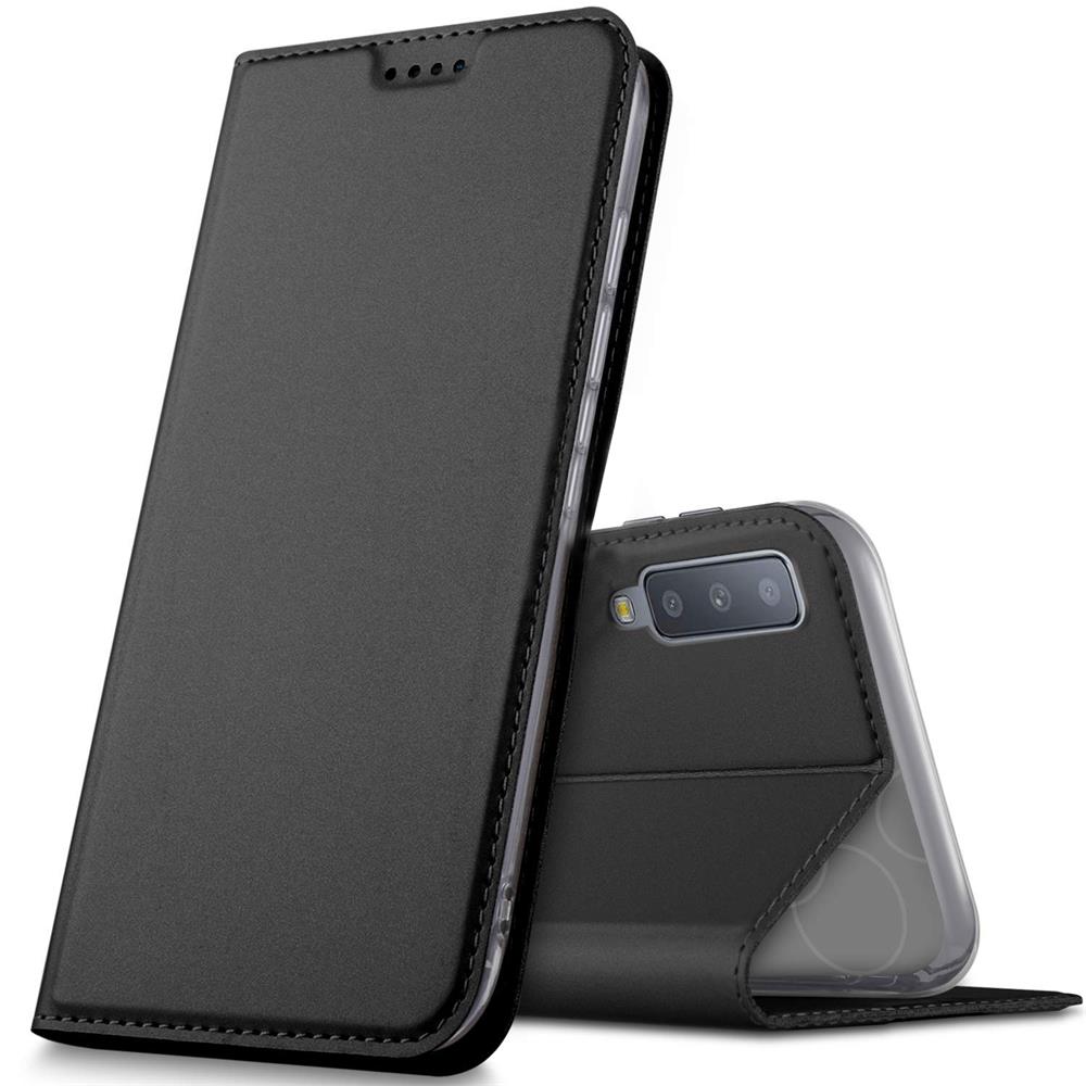 Electroplated Flip für Samsung Galaxy A7 2018 in Schwarz