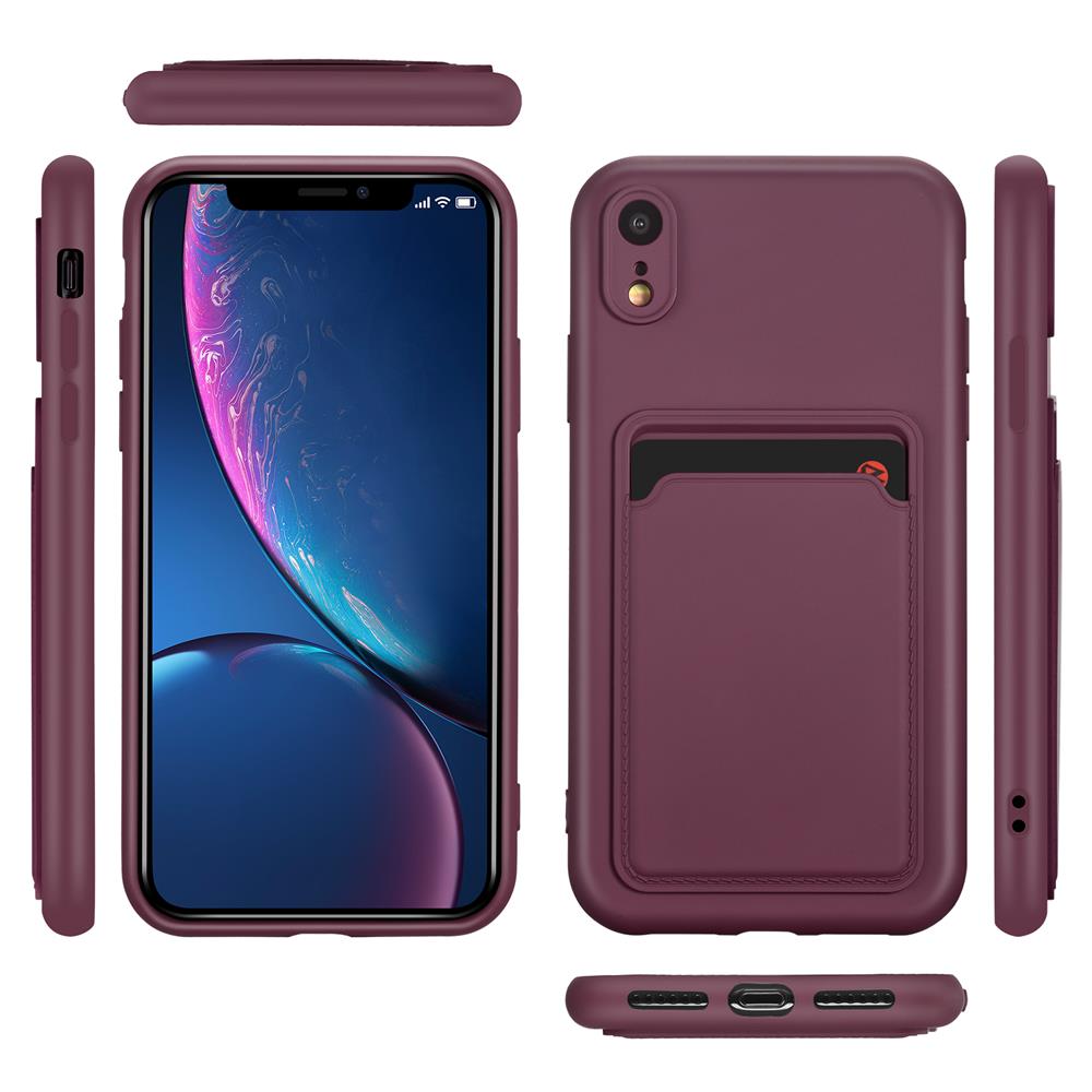 Card Case für Apple iPhone XR in Lila