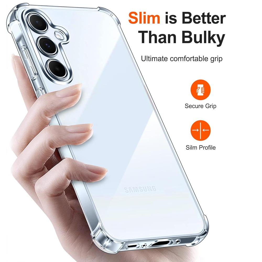 Rugged TPU für Samsung Galaxy A35 5G in Transparent