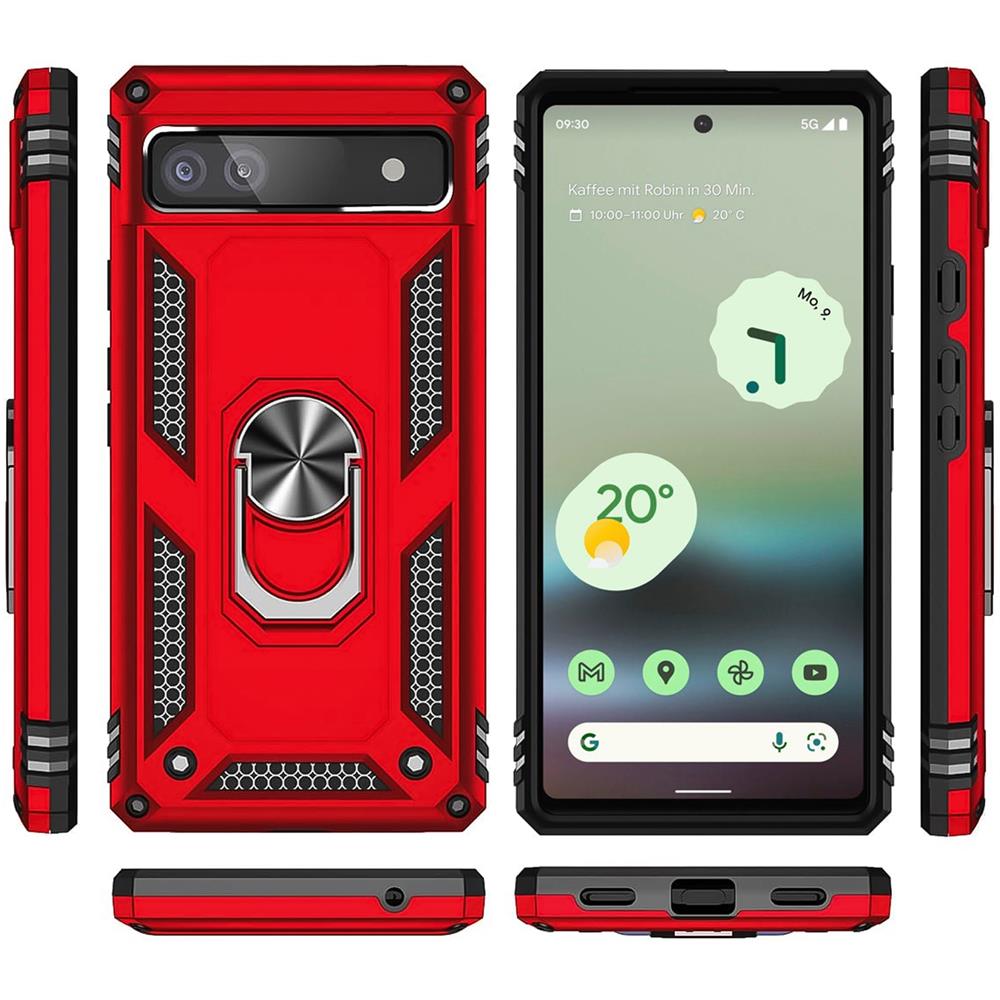 Army Case für Google Pixel 6a in Rot