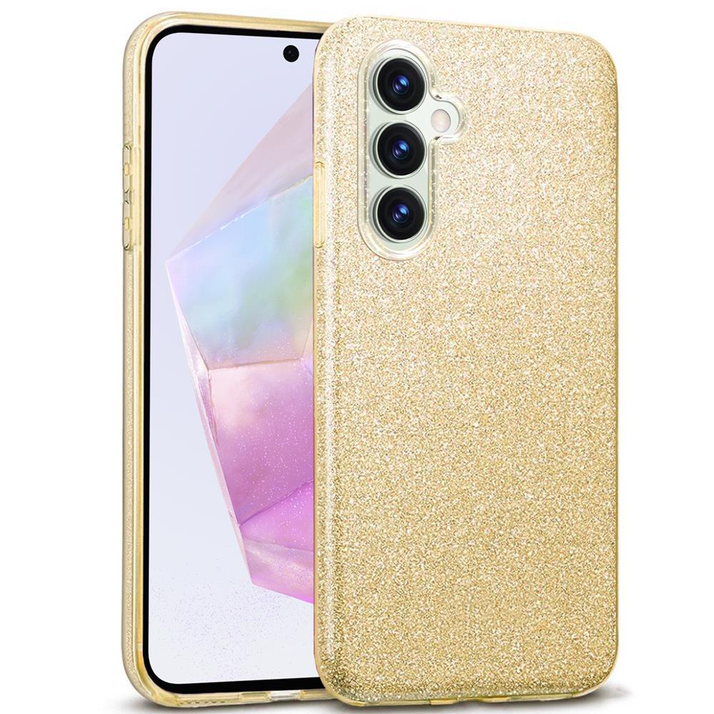 Shiny TPU für Samsung Galaxy A55 5G in Gold
