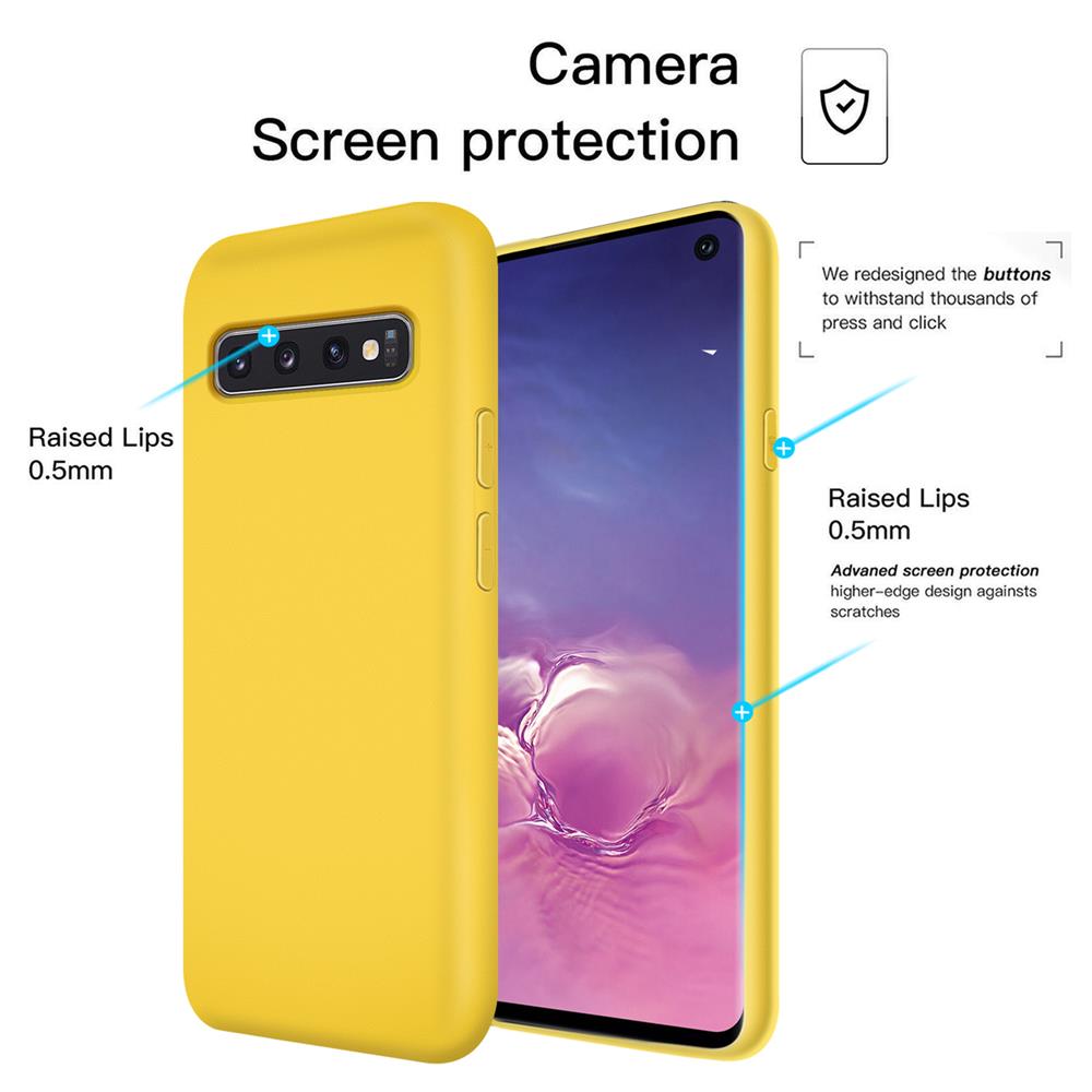 Colour TPU für Samsung Galaxy S10 in Gelb