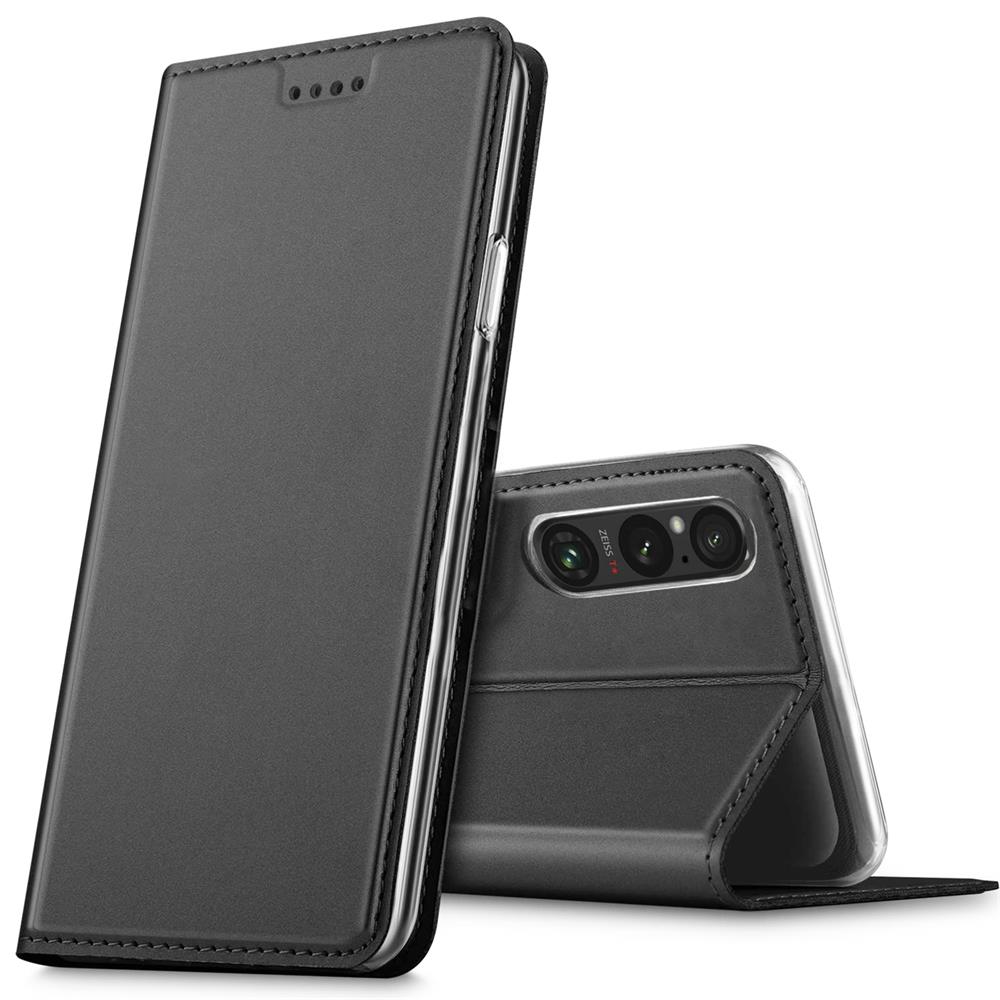Electroplated Flip für Sony Xperia 1 VI in Schwarz