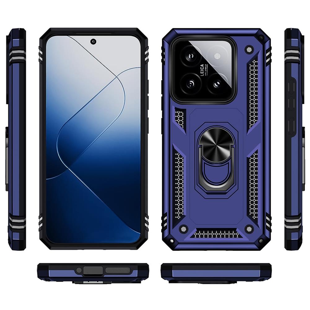 Army Case für Xiaomi 14 Pro in Blau