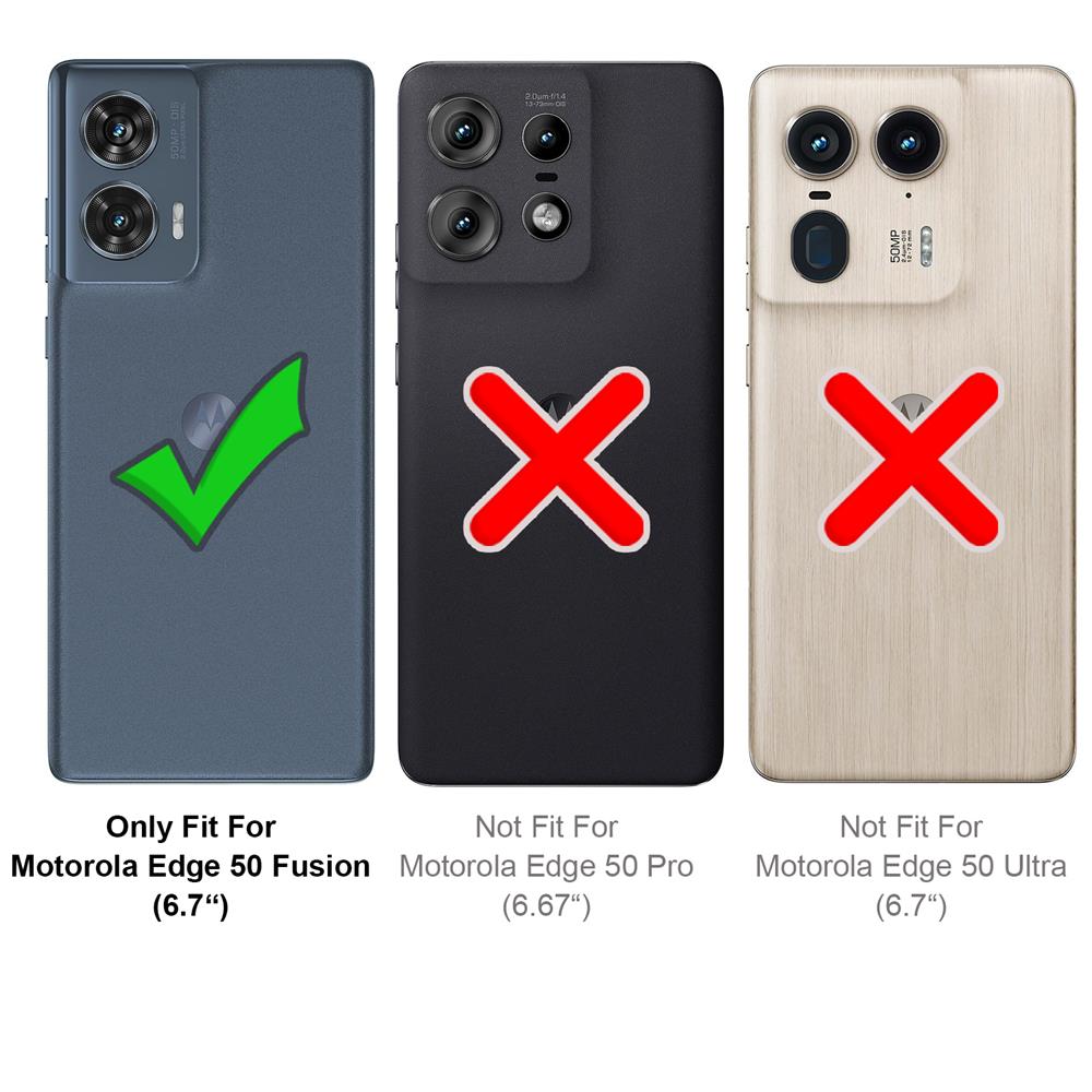 Classic TPU für Motorola Edge 50 Fusion in Schwarz