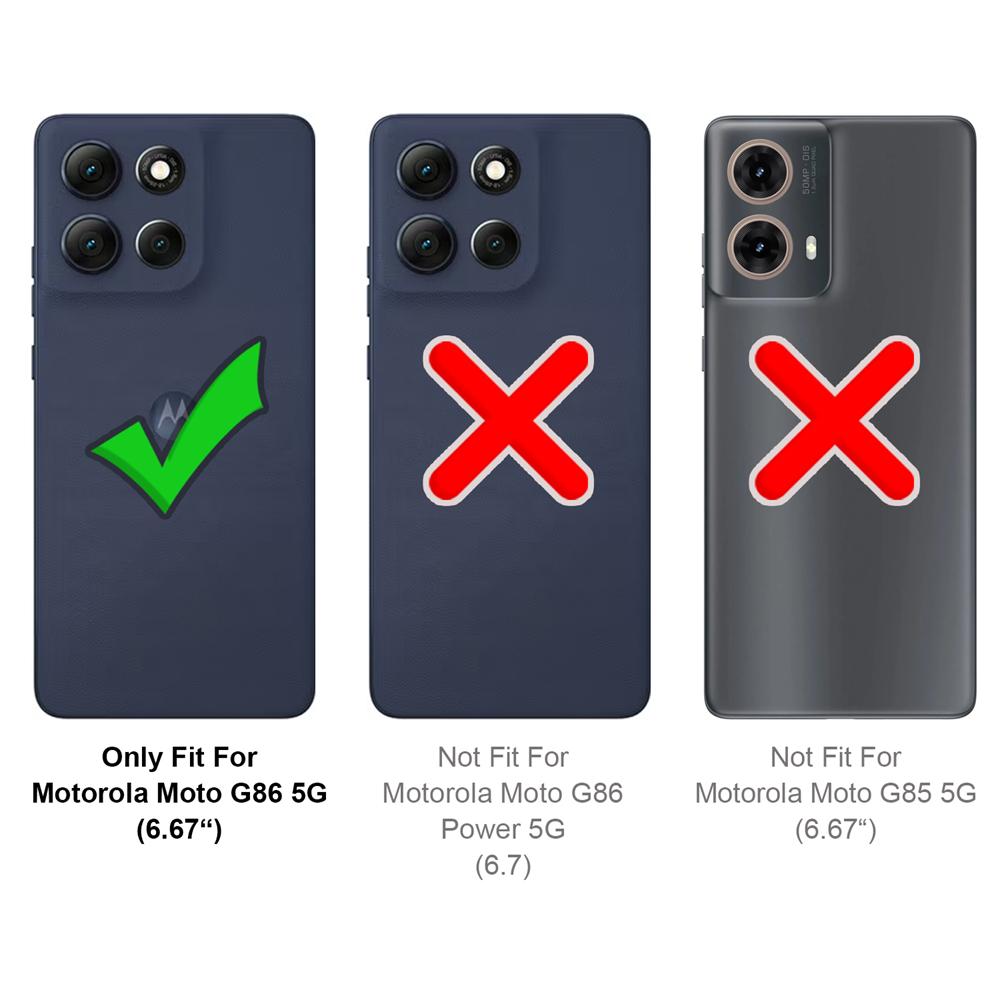 Zoya TPU für Motorola Moto G86 in Schwarz