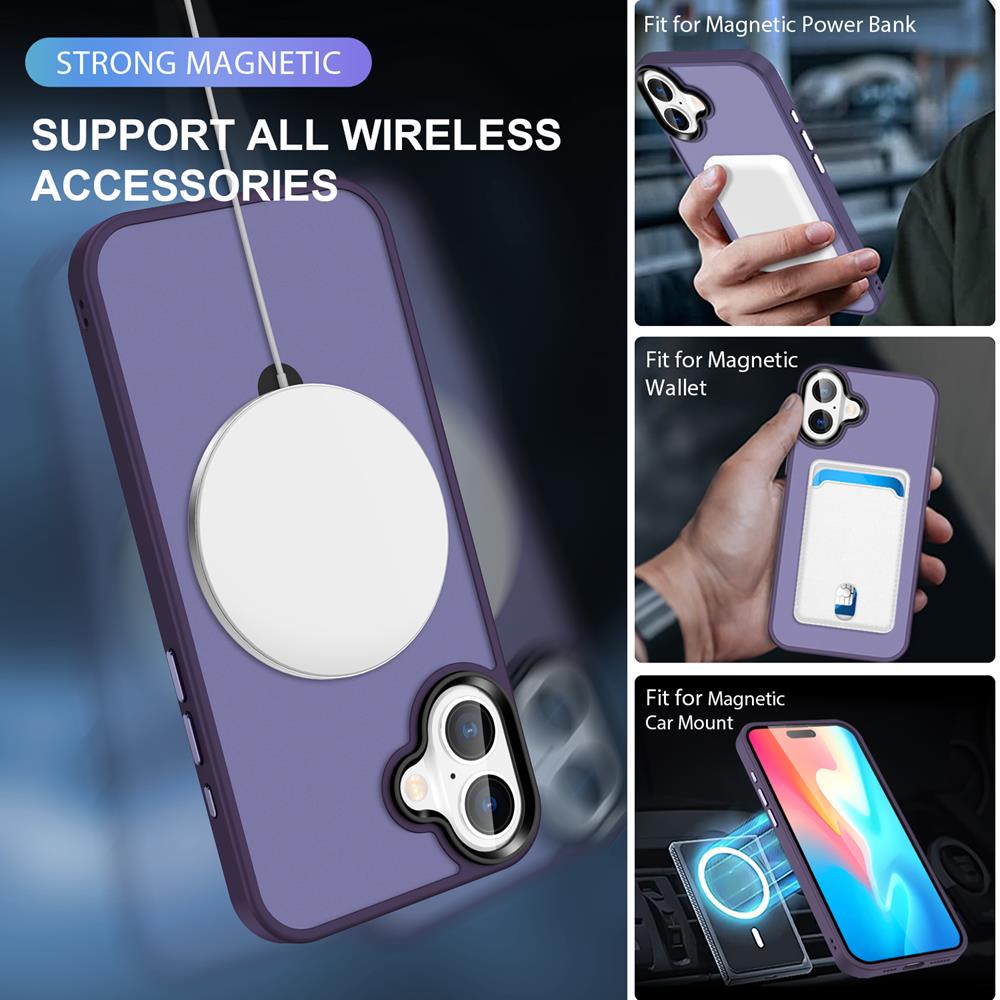 Skin MagSafe für Apple iPhone 16 Plus in Violett