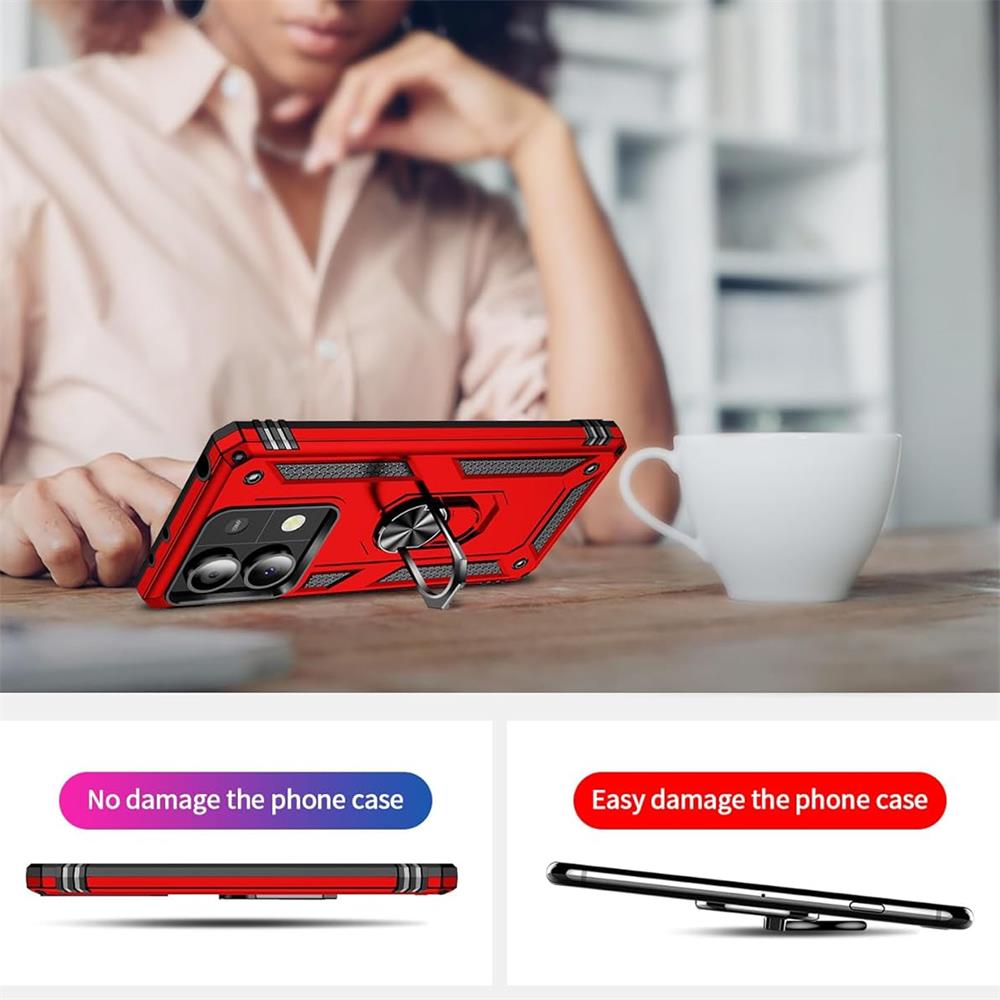 Army Case für Xiaomi Redmi Note 13 Pro 5G in Rot